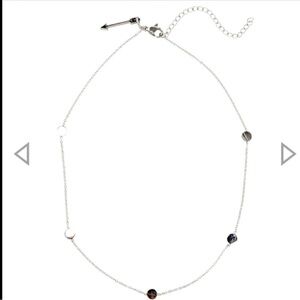Silver Confertti Dot Necklace